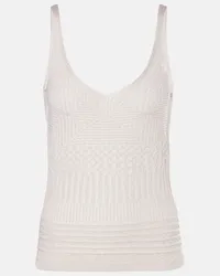 Missoni Tank top in jersey lamé Oro