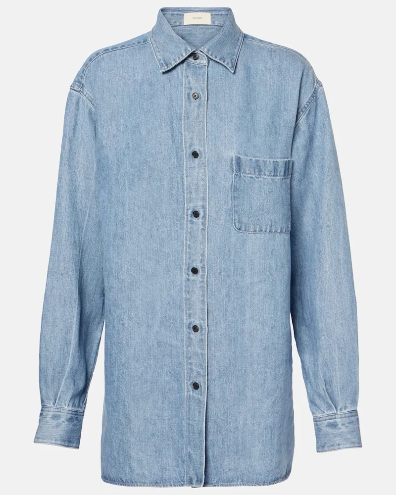 The Row Camicia di jeans oversize Nesson Blu