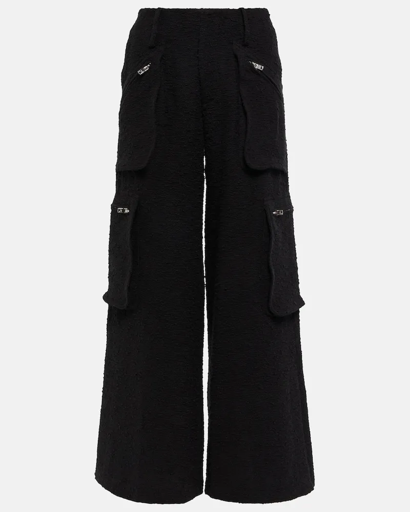 Amiri Pantaloni cargo a vita alta Nero