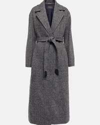 Loro Piana Cappotto Henrik in cashmere con cintura Grigio