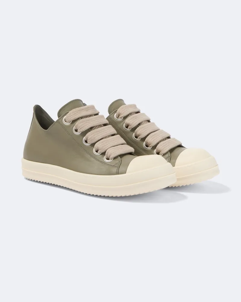 Rick Owens Sneakers Jumbolace in pelle Verde