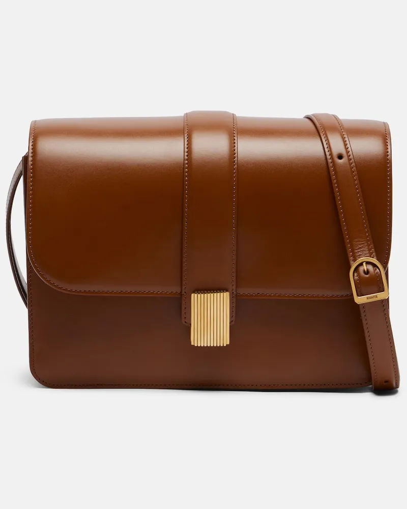 KHAITE Borsa a tracolla Blake in pelle Marrone