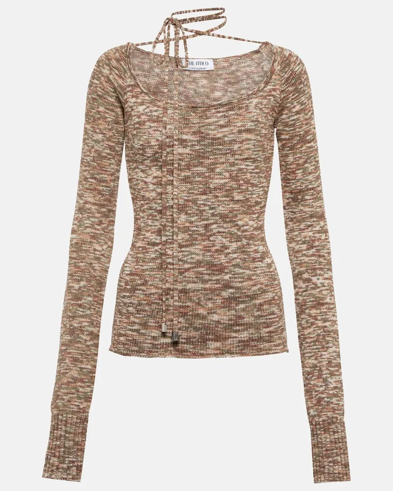 ATTICO Pullover Heather in misto cotone Multicolore