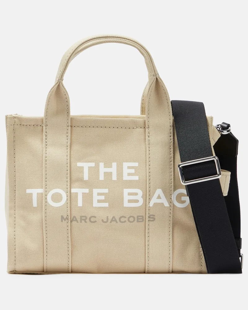 Marc Jacobs Borsa The Small in canvas Beige