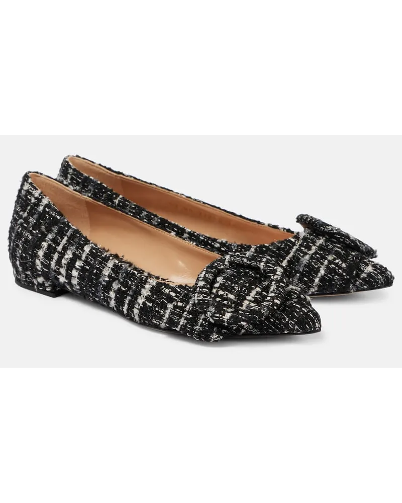 Gianvito Rossi Ballerine Venezia in bouclÃ Nero