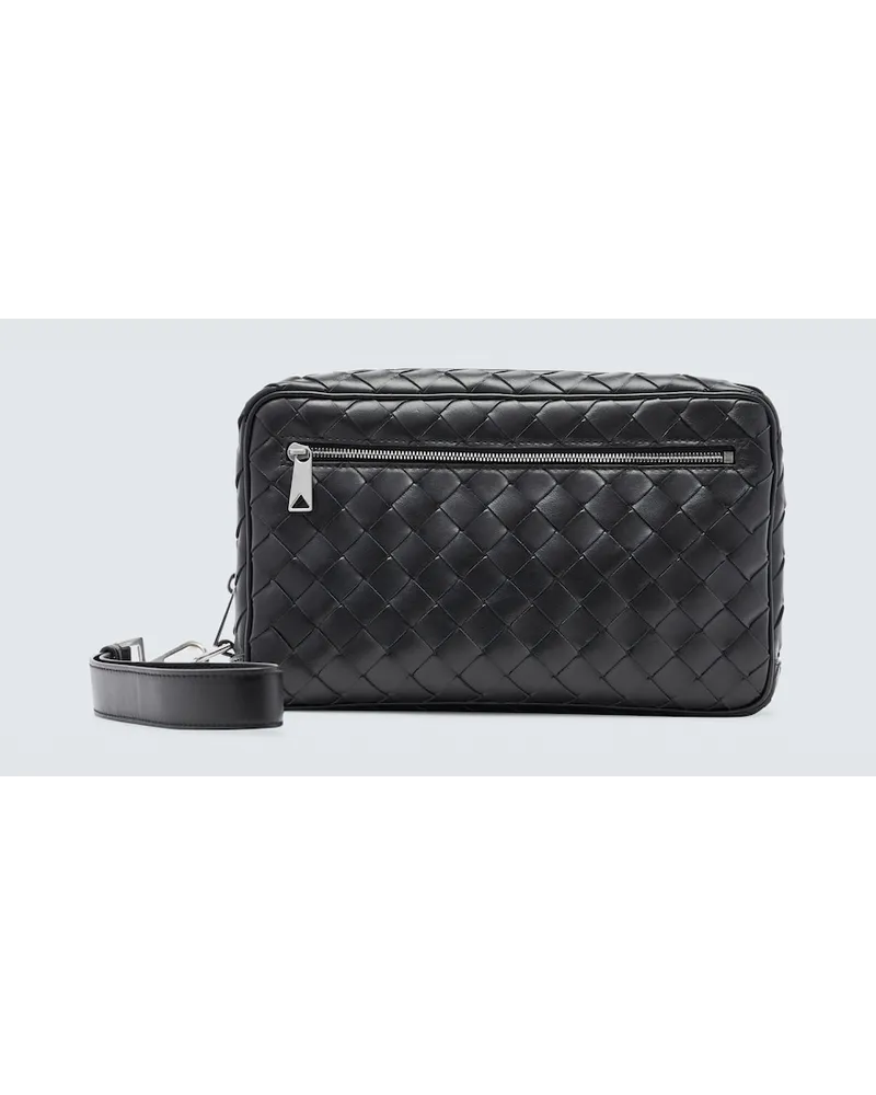 Bottega Veneta Portafoglio in pelle Intrecciato Nero