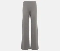 Pantaloni larghi in cashmere