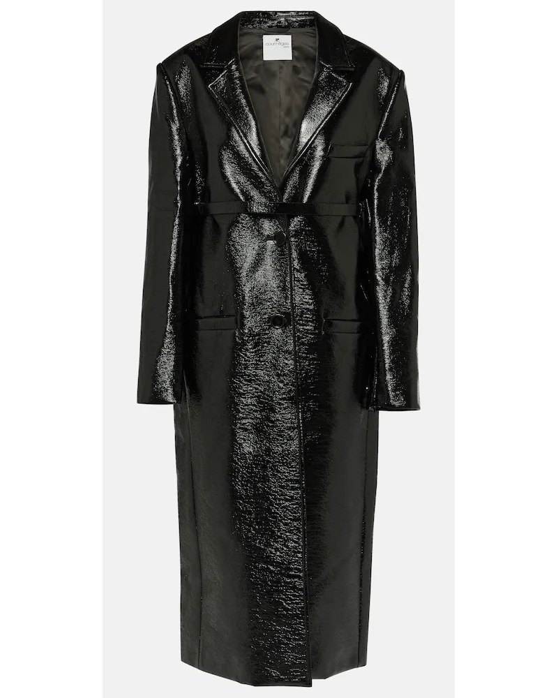 Courrèges CourrÃ¨ges Cappotto in misto cotone Nero