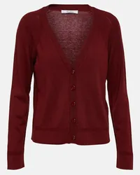 Max Mara Leisure - Cardigan in seta e cotone Rosso