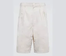 Comme des Garçons Homme Shorts in cotone e lino