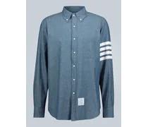 Camicia 4-Bar in chambray