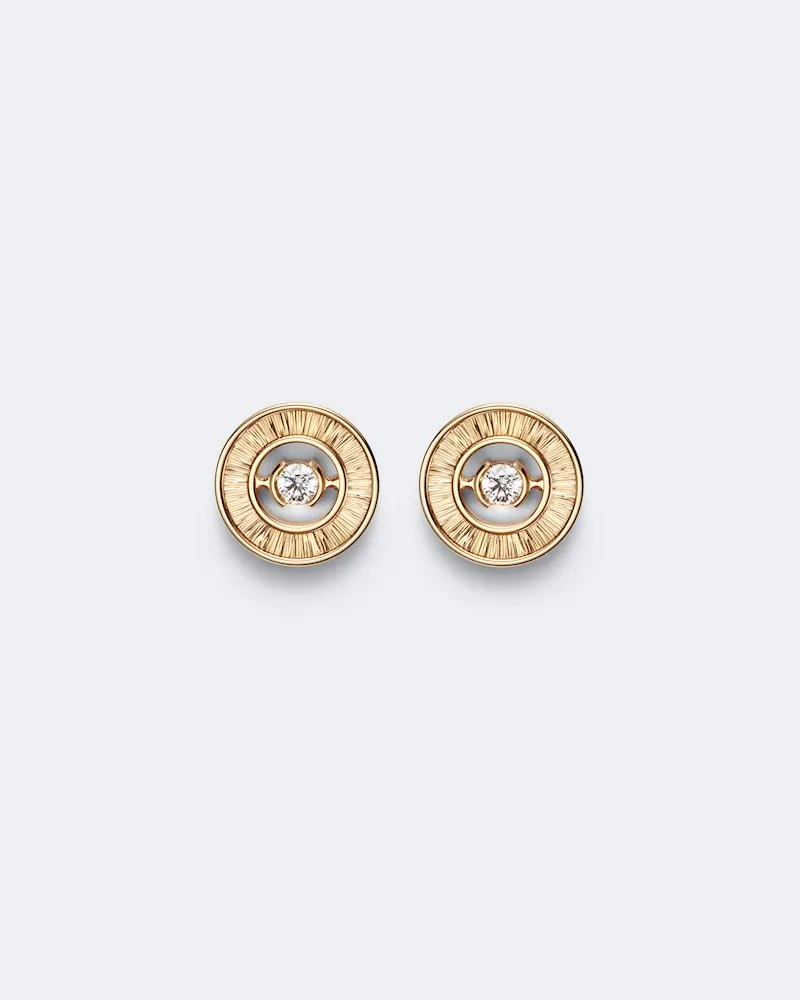 Piaget Orecchini Possession Décor Palace in oro rosa 18kt con diamanti Oro