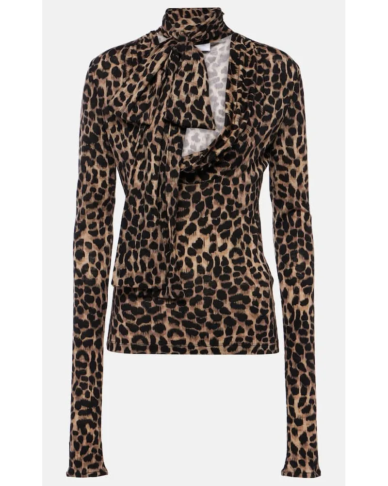 Blumarine Top in lana Beige