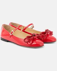 Mach & Mach Ballerine Mary Jane in vernice Rosso