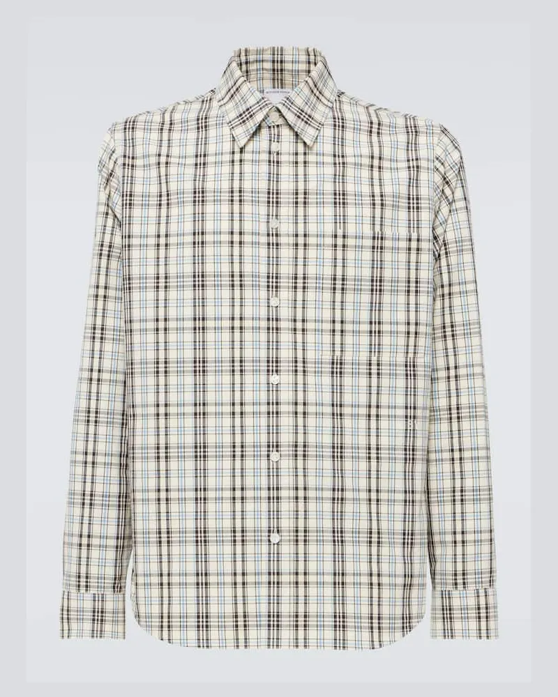 Bottega Veneta Camicia in cotone a quadri Multicolore