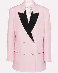 Valentino Garavani Blazer doppiopetto Crêpe Couture Rosa