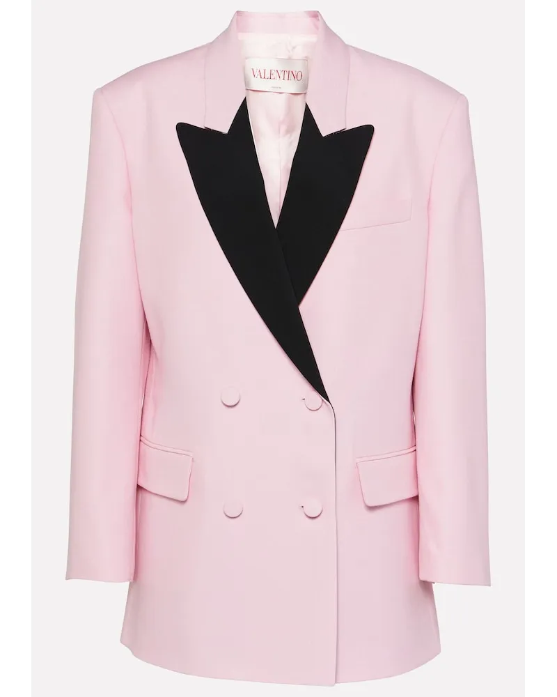 Valentino Garavani Blazer doppiopetto CrÃªpe Couture Rosa