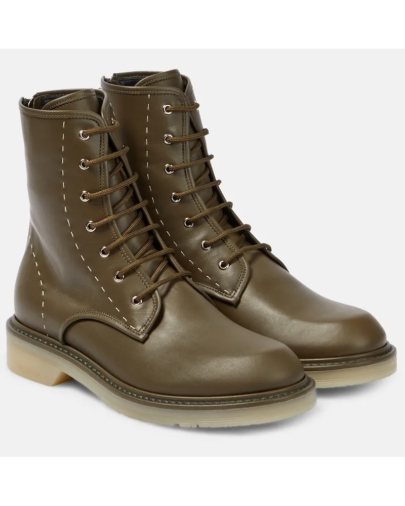 Max Mara Stivaletti in pelle Verde