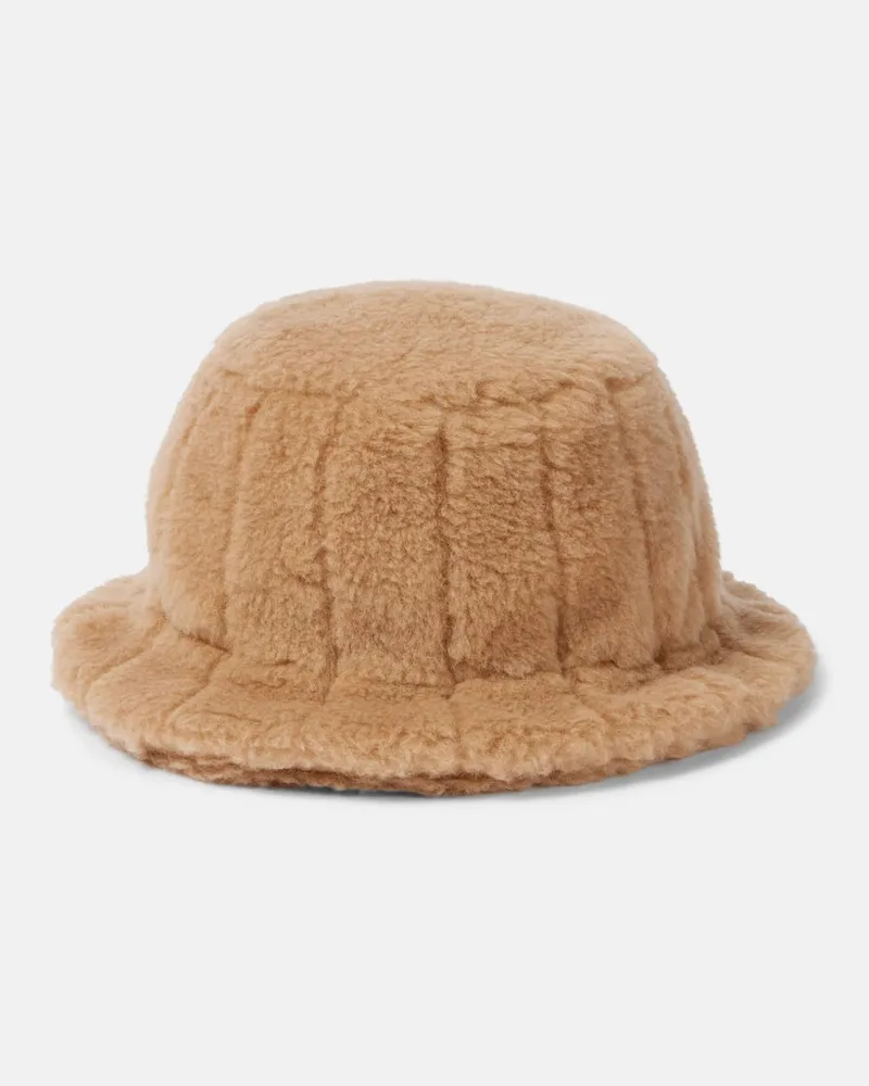 Gabriela Hearst Cappello da pescatore Moreau in lana, seta e cashmere Marrone