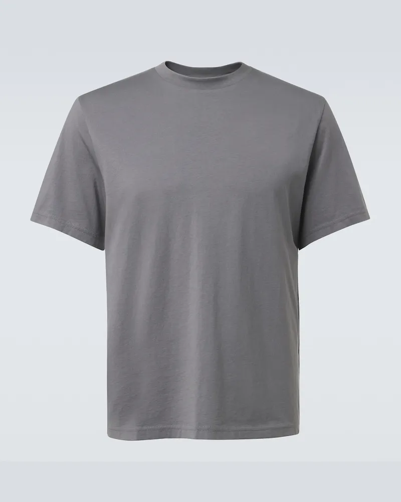 Frame Denim T-shirt in jersey di cotone Grigio