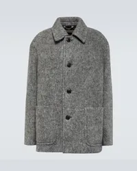 Dries van Noten Cappotto monopetto Grigio