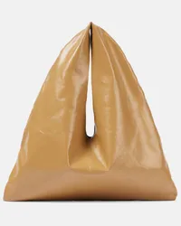 The Row Borsa Bindle Small in pelle Marrone