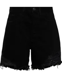 3x1 Shorts di jeans Blake a vita alta Nero