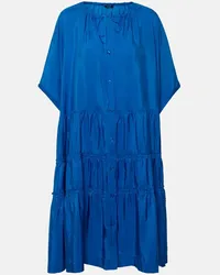 Joseph Abito midi Emile in seta Blu