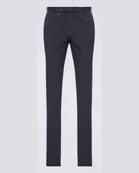 Incotex Pantaloni regular in misto cotone Blu