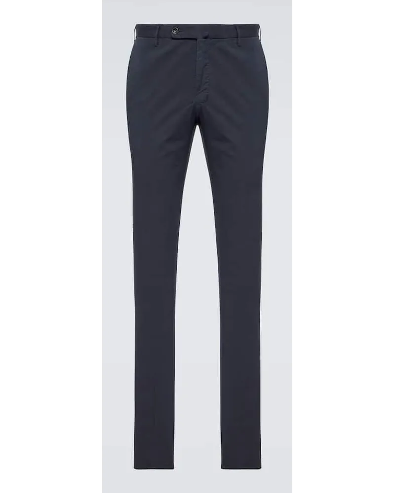 Slowear Pantaloni regular in misto cotone Blu