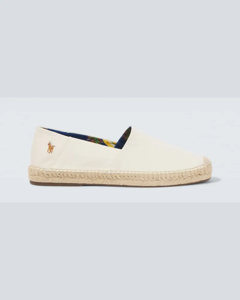 Ralph Lauren Espadrillas in canvas Bianco