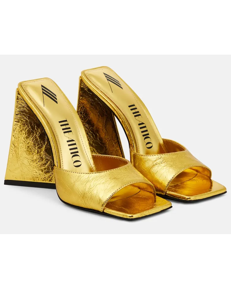 ATTICO Sandali Devon in pelle metallizzata Oro