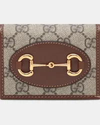 Gucci Portafoglio Gucci Horsebit 1955 Marrone