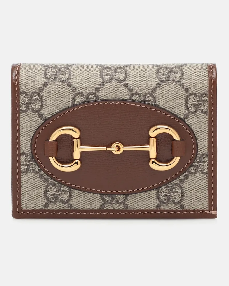 Gucci Portafoglio Gucci Horsebit 1955 Marrone
