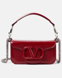 Valentino Garavani Borsa a spalla Locò Small in pelle Rosso