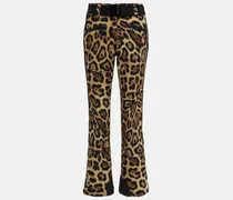 Pantaloni da sci Pippa stampa giaguaro