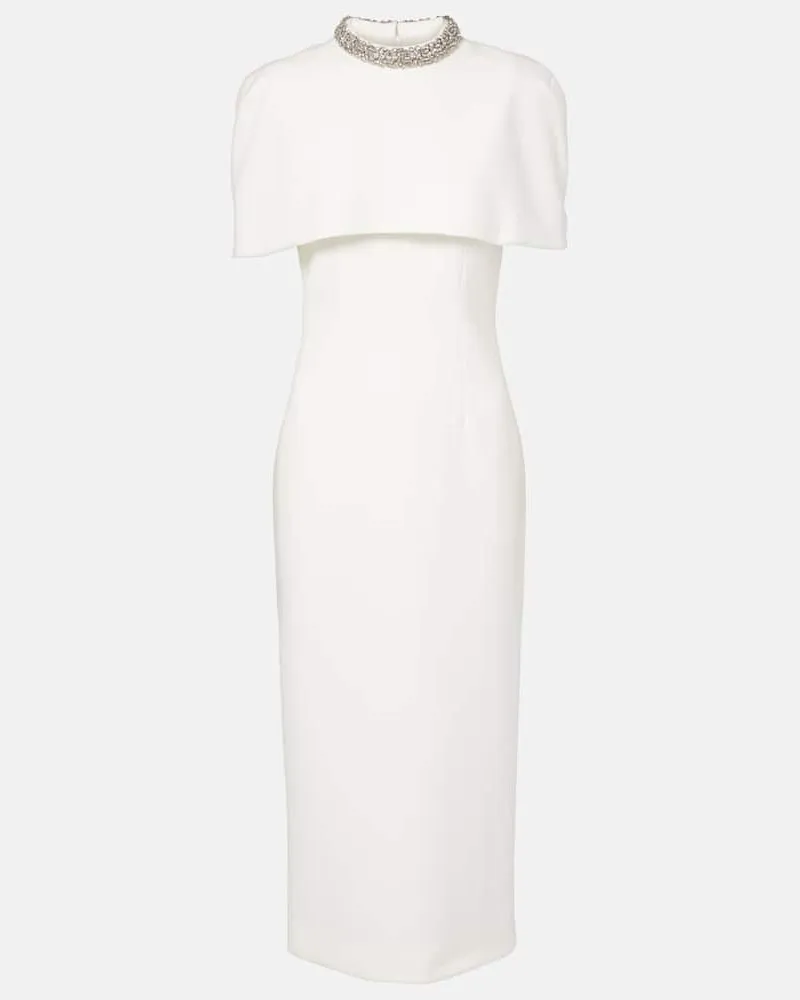 Roland Mouret Abito da cocktail in crÃªpe Bianco