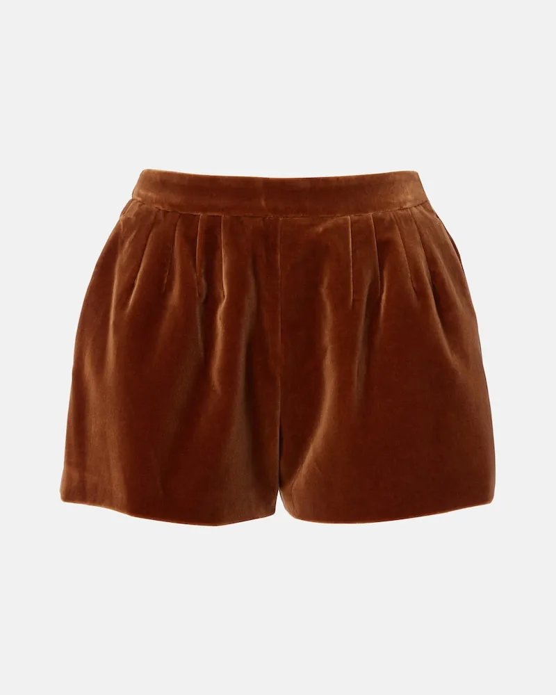 Blazé Milano Blazé Milano Shorts Tinker in velluto di cotone Marrone