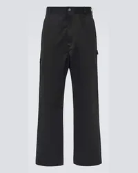 Junya Watanabe x Carhartt - Pantaloni regular in gabardine Nero