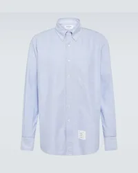 Thom Browne Camicia Oxford in cotone Blu