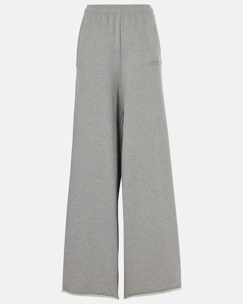 VETEMENTS Pantaloni sportivi oversize in jersey Grigio