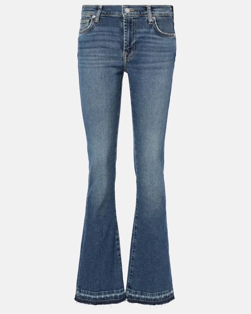 7 for all mankind Jeans a vita media Bootcut Tailorless Blu