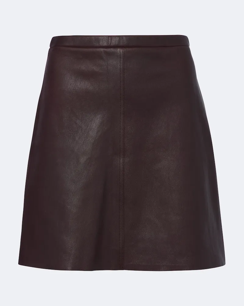 Stouls Minigonna Lucie in pelle Borgogna