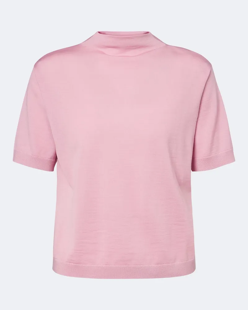 Jil Sander Pullover in lana Rosa
