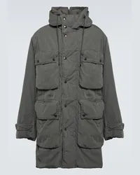 Dries van Noten Parka in cotone Grigio