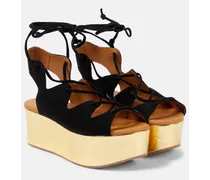 See By Chloé Sandali Liana 70 in suede con platform