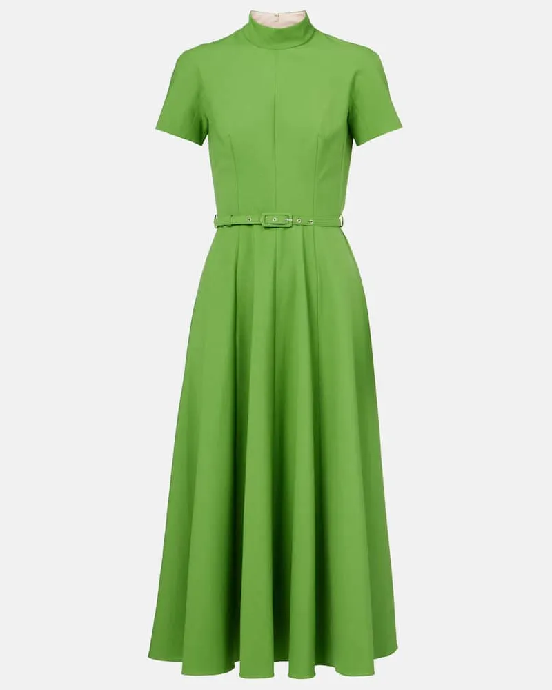 EMILIA WICKSTEAD Abito midi Camila con cintura Verde