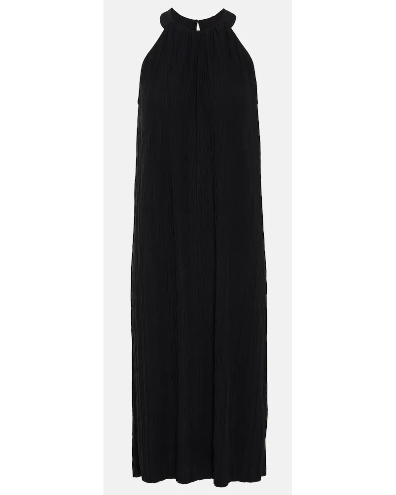 Max Mara Leisure - Abito midi Elia in jersey Nero