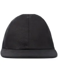 Gabriela Hearst Cappello da baseball in lino Nero