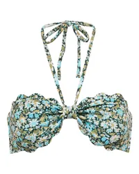 Marysia Top bikini Chesapeake con stampa Verde